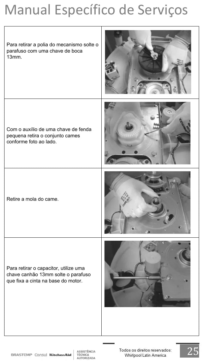 Manual de Serviço Consul CWH14AB Lavadora 14 kg — página interna 1