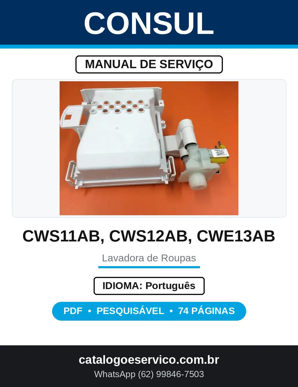 Manual de Serviço Consul CWS11, CWS12 e CWE13 — capa