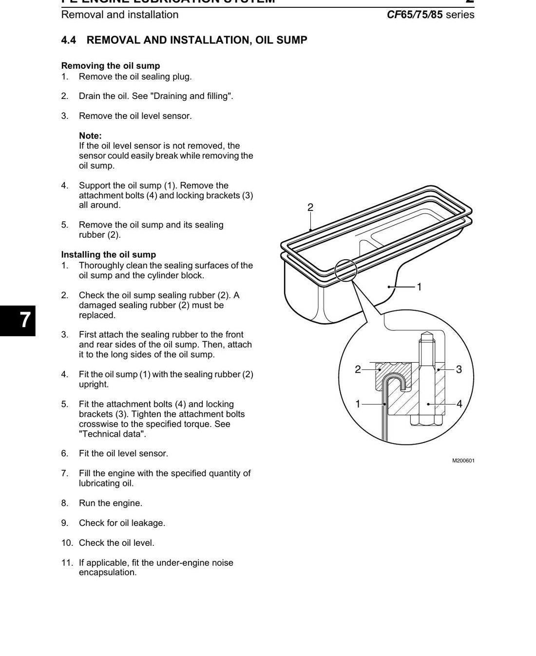 Manual de Serviço DAF CE PE XE (XF65 XF75 XF85) - Motor Diesel (Inglês) - página 3