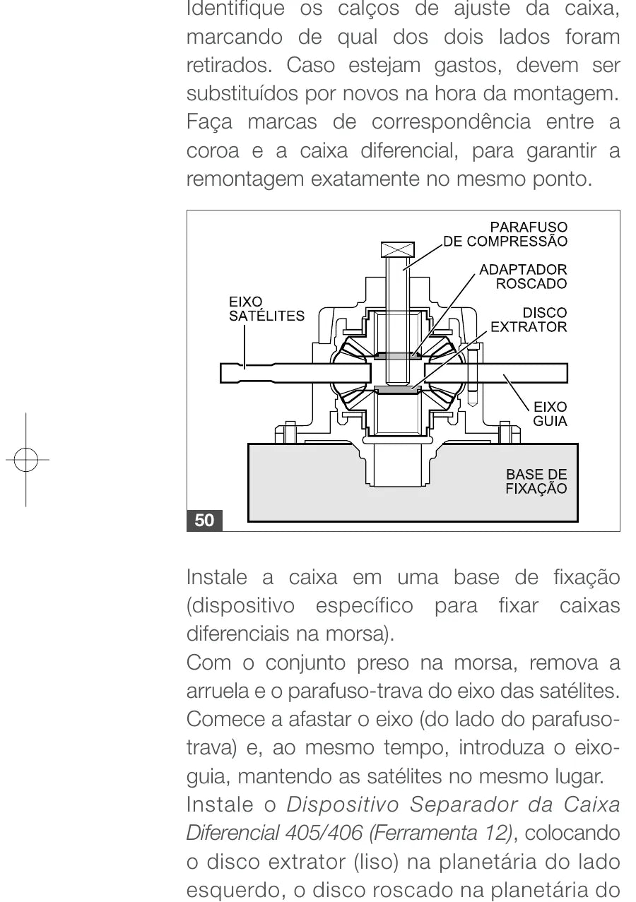 Manual de Serviço Eixos Diferenciais Dana 35 a 480, 284 e 286 — Manutenção e Montagem — página 3 do documento
