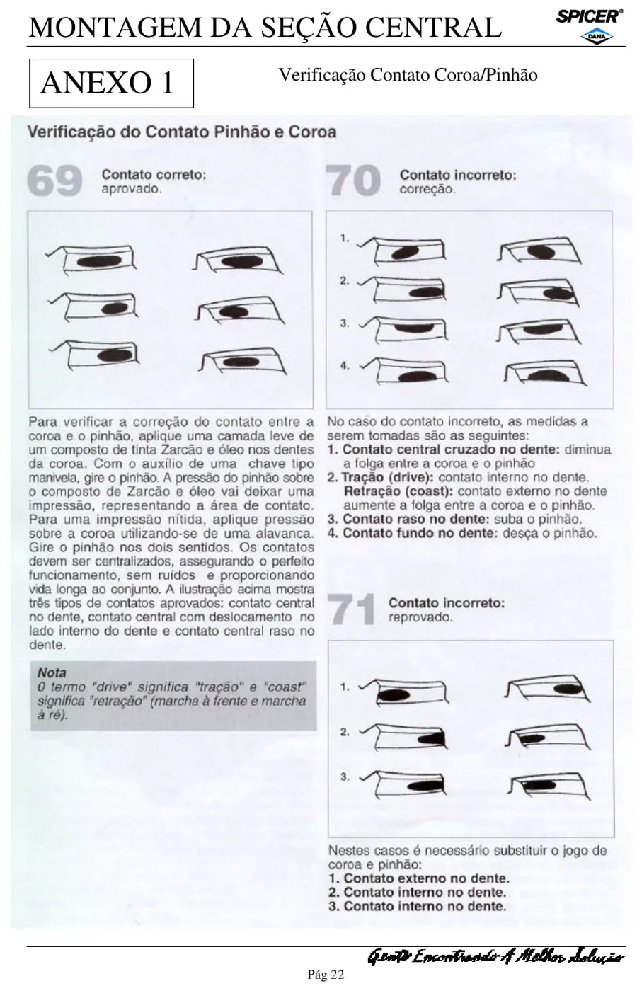 Manual de Serviço Dana Spicer Eixos 176/298 e 176/299 Fora de Estrada — página 3 do documento