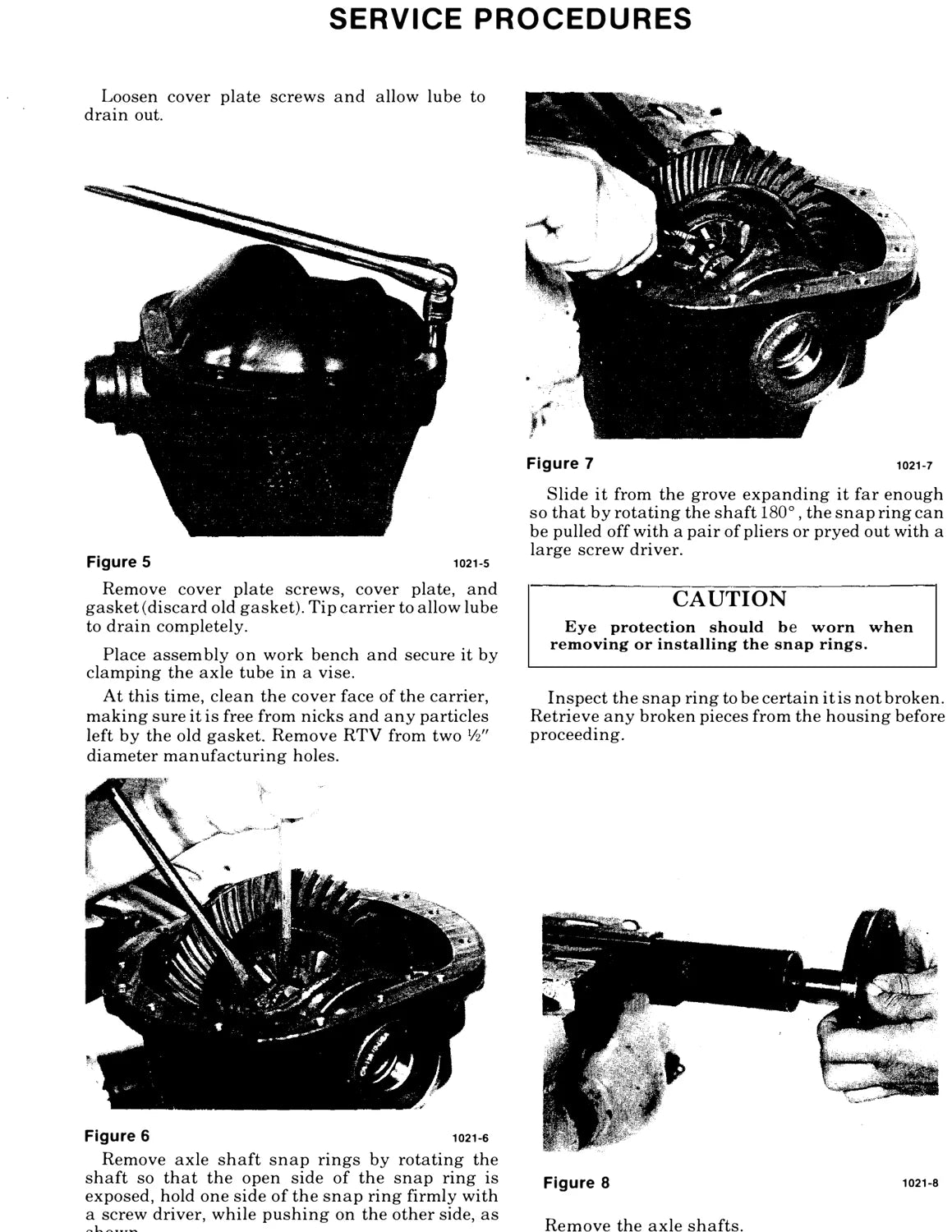 Manual de Serviço Dana Spicer Model 30 Front Carrier — Ajuste de Pinhão e Diferencial — página 1 do documento