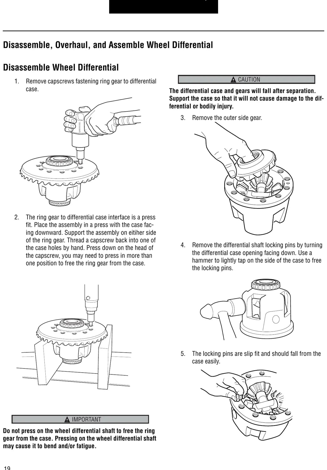 Manual de Serviço Dana Spicer S140 Series — Eixos Traseiros S17-140 e S19-140 — página 3 do documento