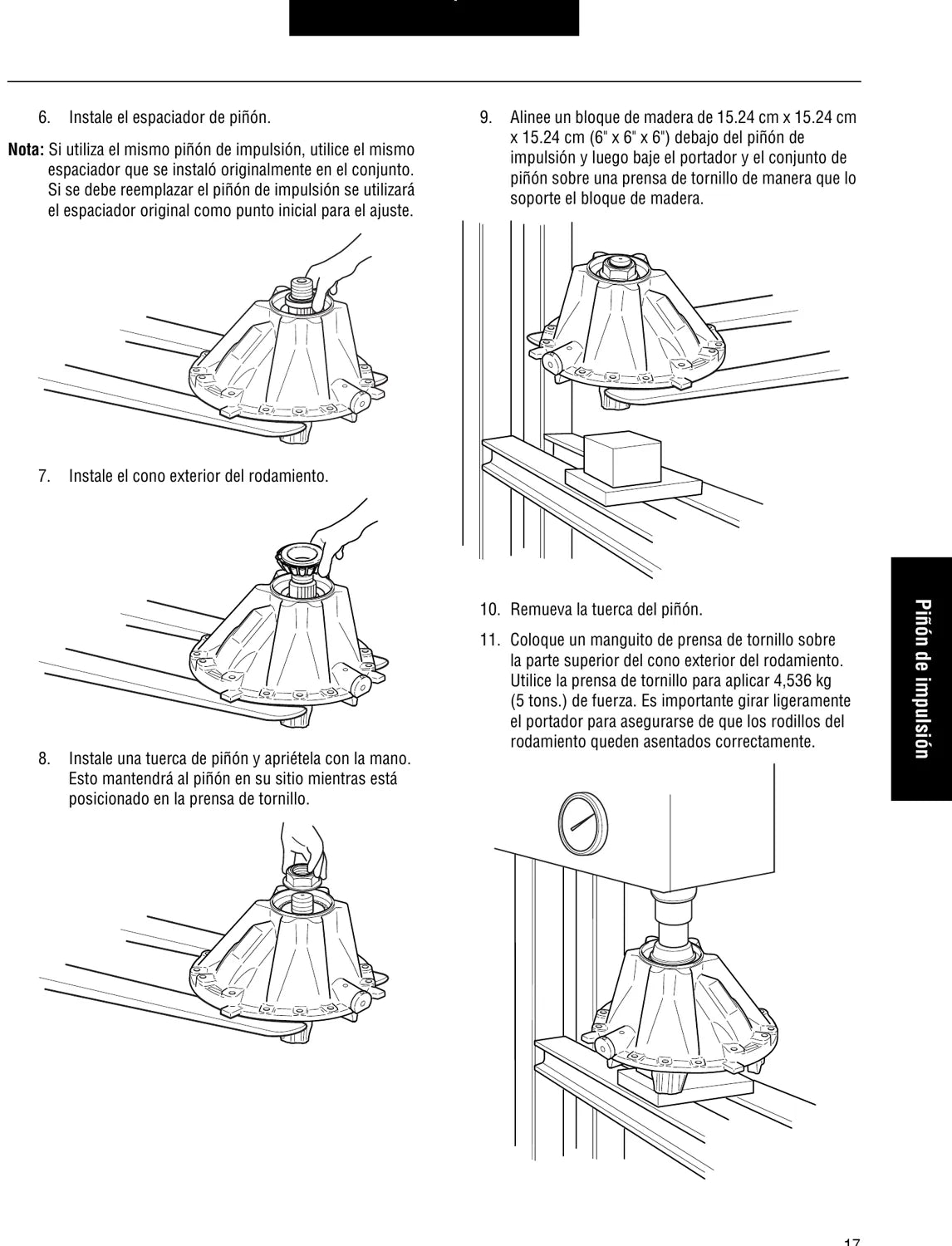 Manual de Serviço Dana Spicer Eixos Simples S21-170 a S35-590 — AXSM0056S em Espanhol — página 2 do documento