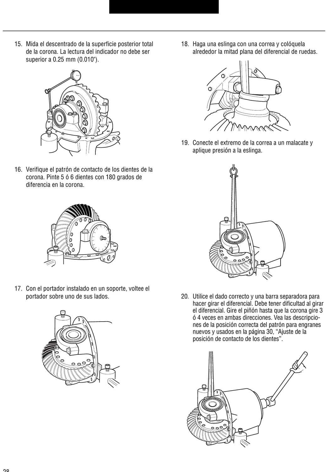 Manual de Serviço Dana Spicer Eixos Simples S21-170 a S35-590 — AXSM0056S em Espanhol — página 4 do documento