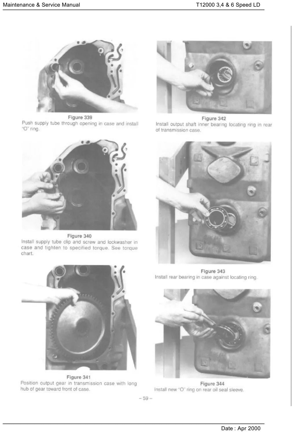Manual de Serviço Dana Spicer T12000 Long Drop 3, 4 e 6 Velocidades — TSM-0023 — página 3 do documento