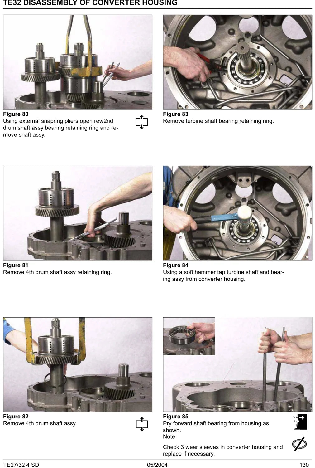 Manual de Serviço Dana Spicer TE27 e TE32 4 Speed Short Drop — TSM-0063 Booster Valve — página 1 do documento