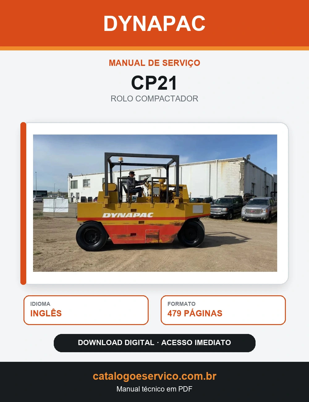 MANUAL DE SERVIÇO DYNAPAC - CP21 - ROLO VIBRATÓRIO