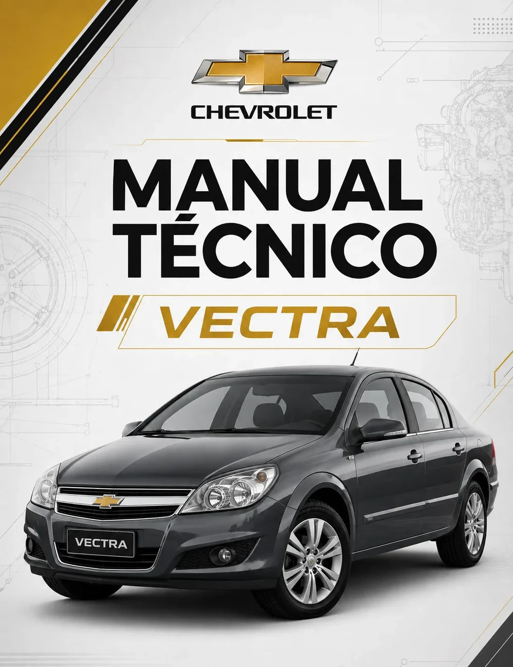 Manual de Serviço Chevrolet Vectra — Modelo Novo (4.036 págs.) — capa