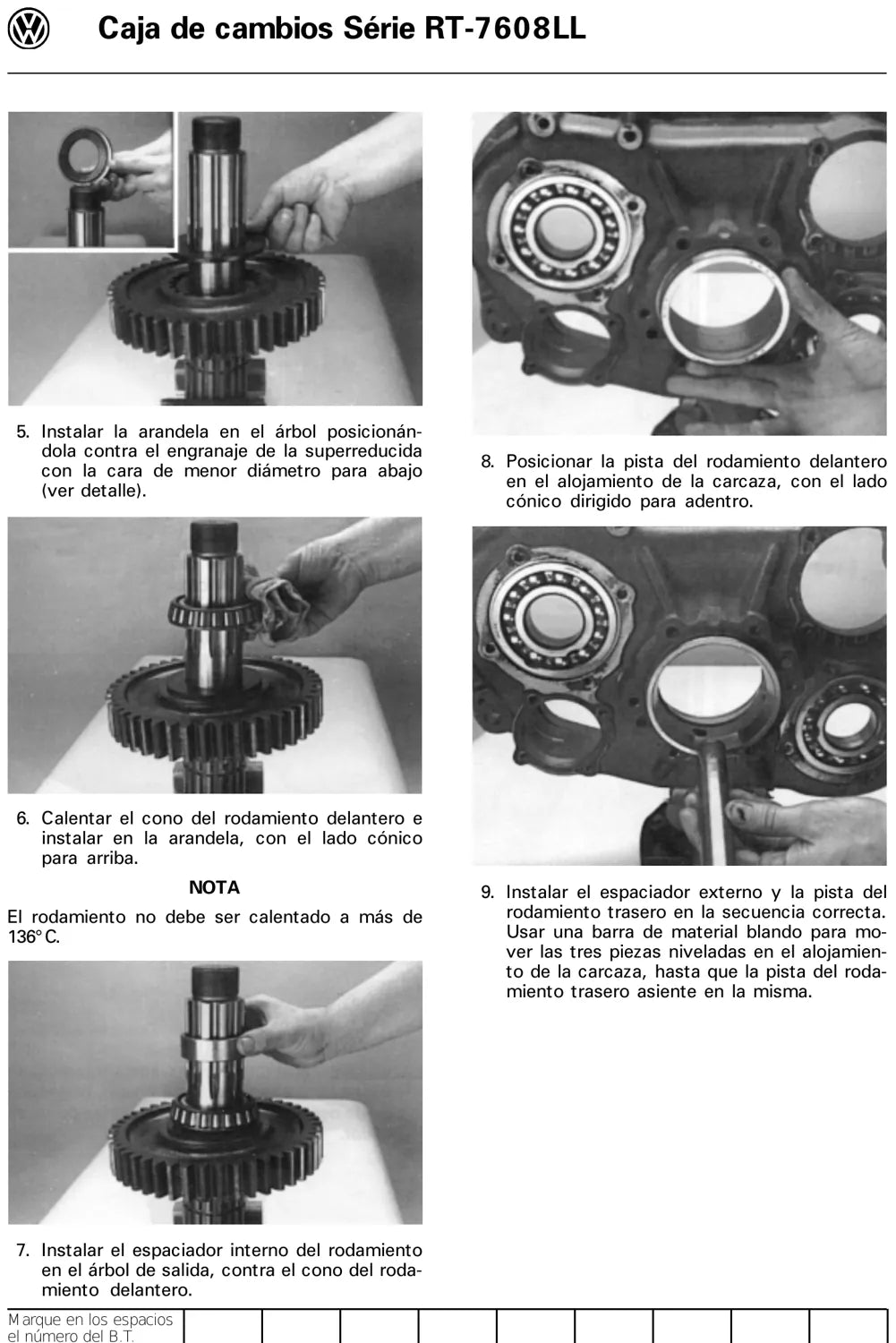 Manual de Serviço Eaton Fuller RT-7608LL Roadranger — Caixa com Superreduzida LO-LO — página 4 do documento