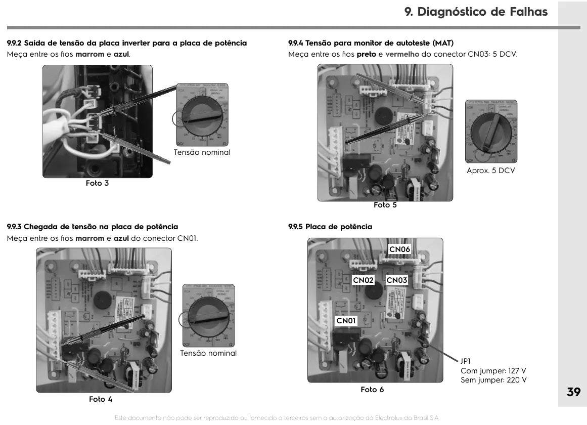 Manual de Serviço Electrolux IB45, IB54 e IB55 — página interna 2