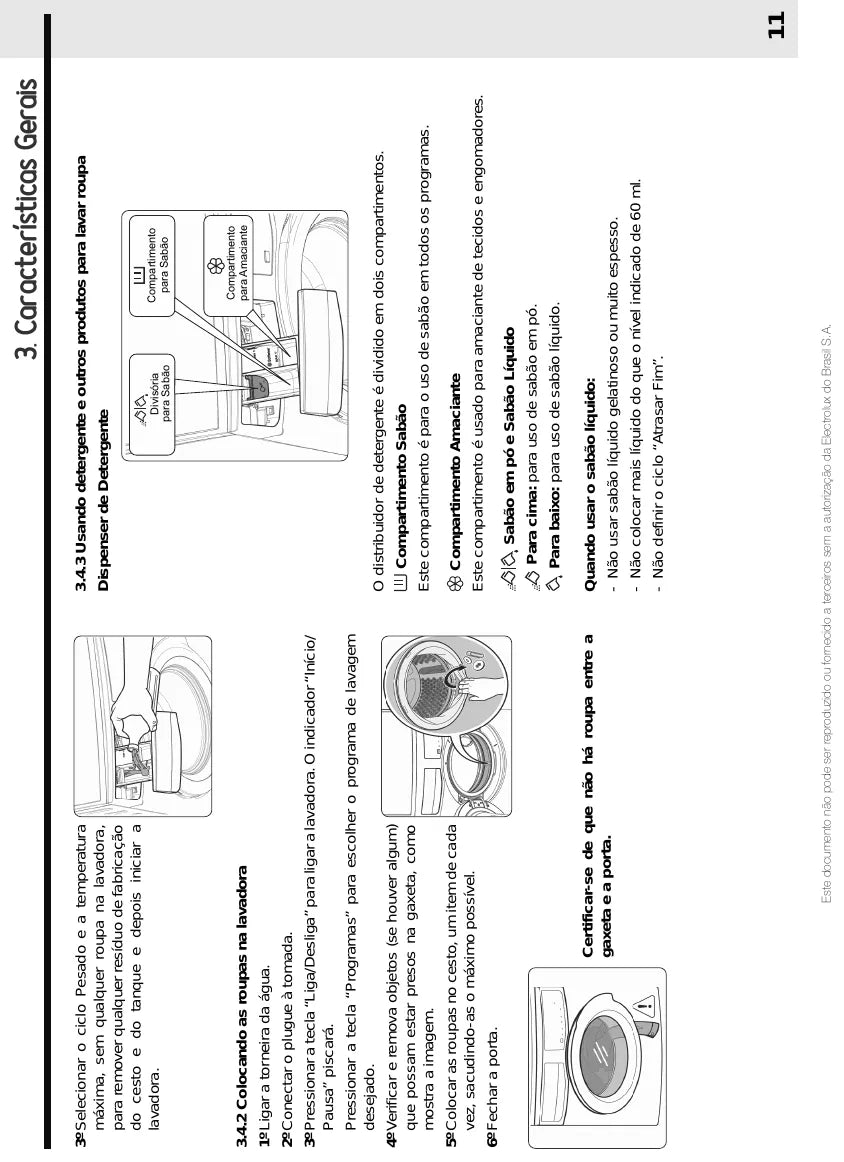 Manual de Serviço Electrolux LFE11 Carga Frontal — página interna 1