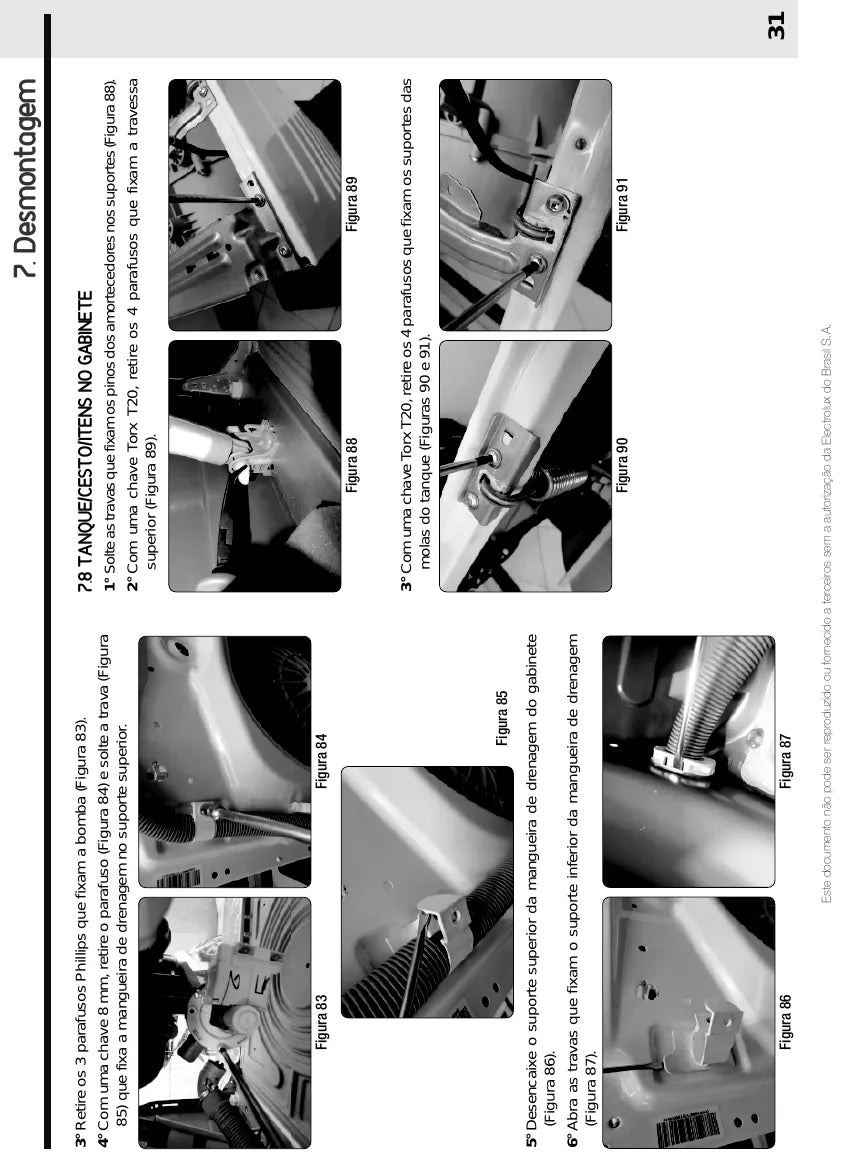 Manual de Serviço Electrolux LFE11 Carga Frontal — página interna 2
