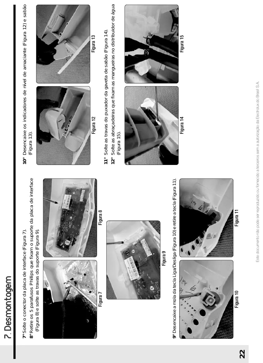 Manual de Serviço Electrolux LFE11 Carga Frontal — página interna 4