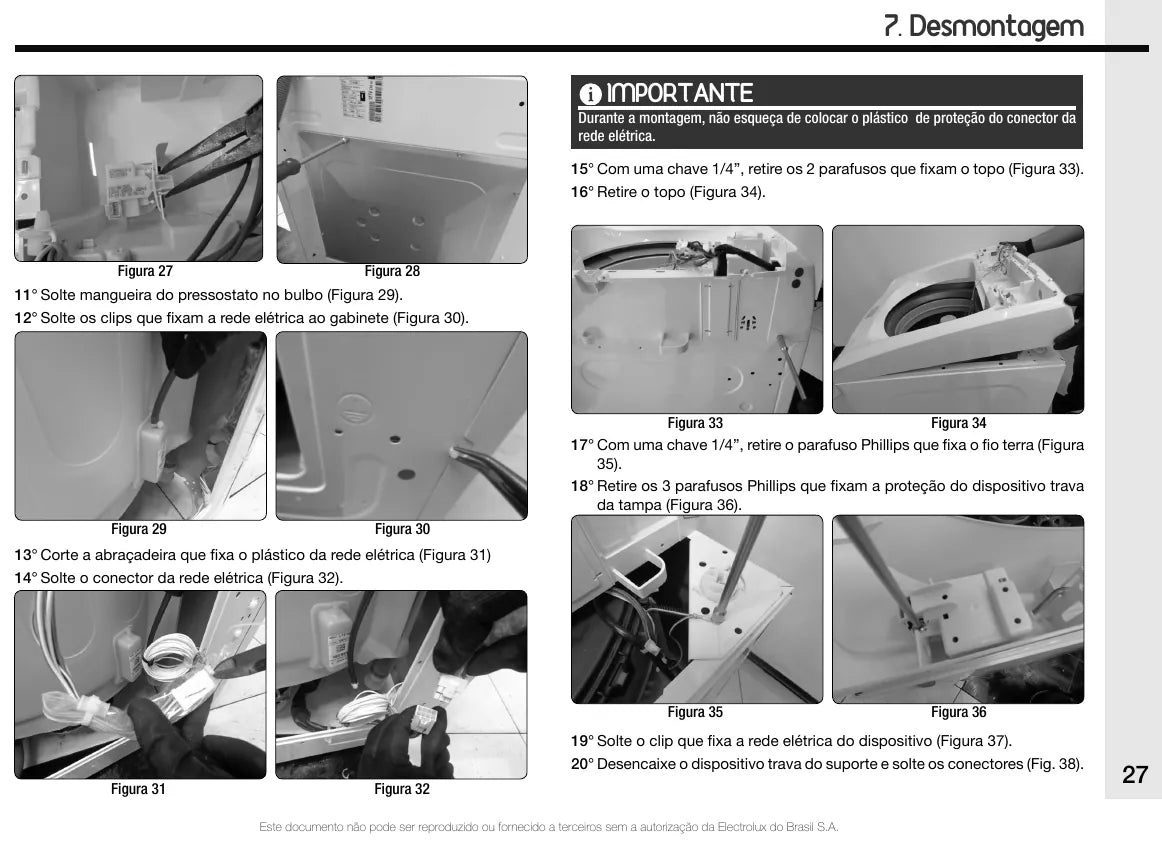 Manual de Serviço Electrolux LPE16 16 kg — página interna 2