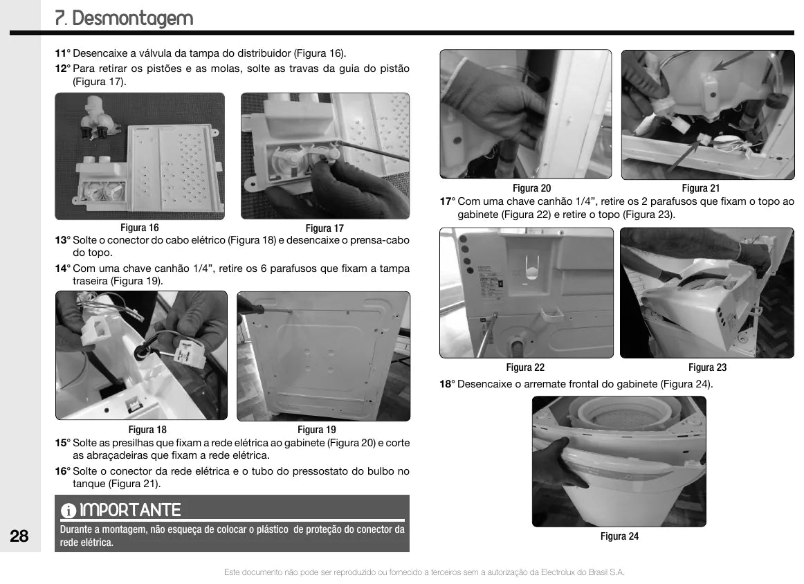 Manual de Serviço Electrolux LTD09 e LTD11 — página interna 2