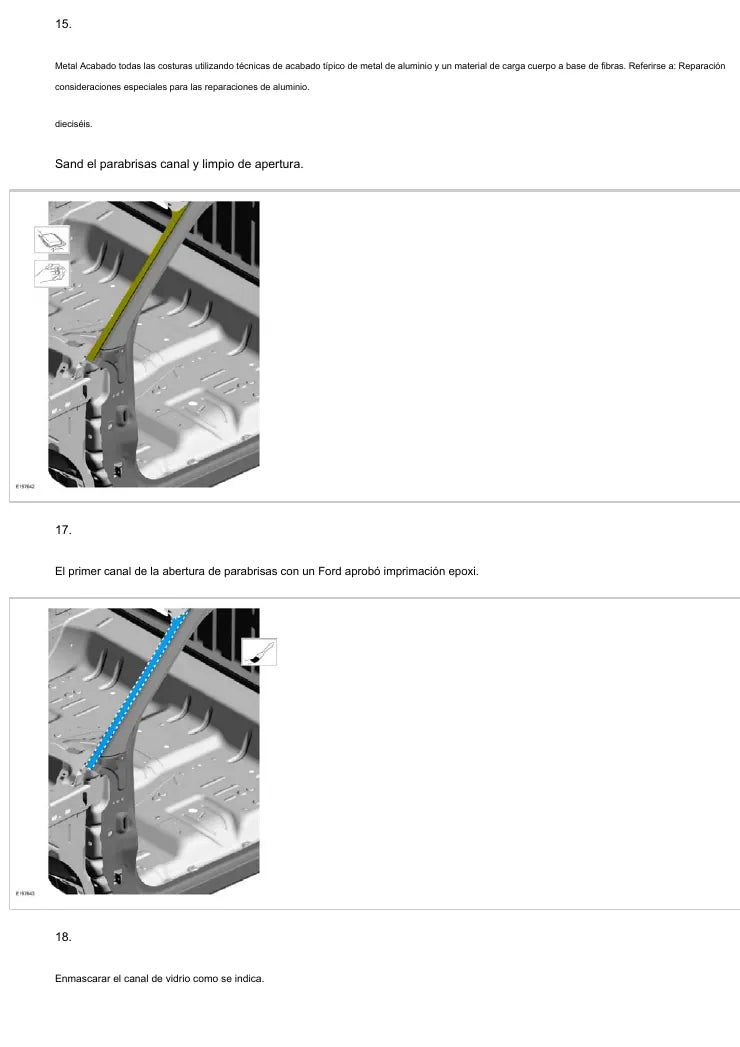 Manual de Serviço Ford F-150 P552 2015-2018 — segunda página interna do documento
