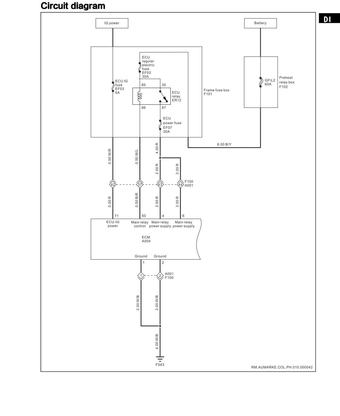 Manual de Serviço Foton Aumark E-1044 (4J28TC) - Caminhao (Inglês) - página 2