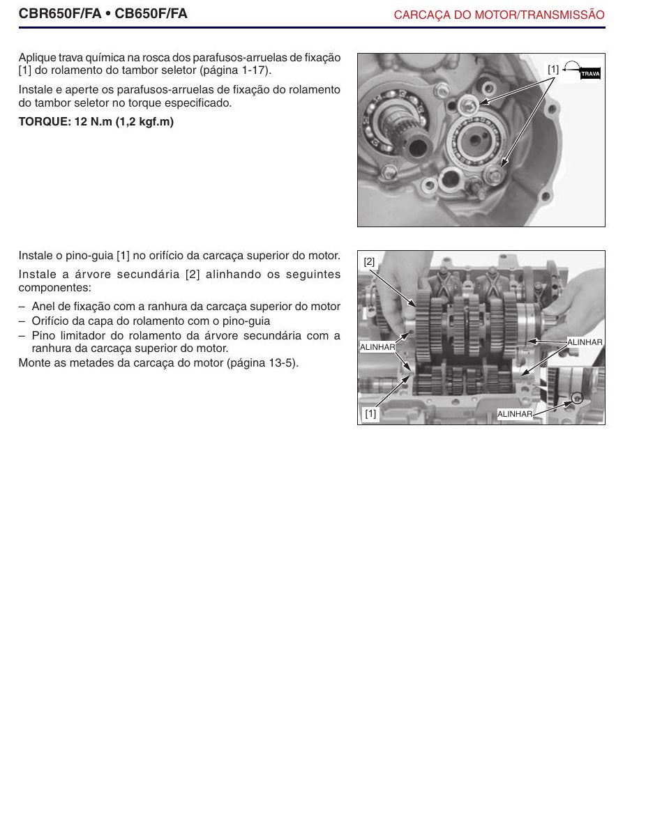 Manual de Serviço Honda CBR650F/FA - CB650F/FA (2015) — Manual de serviço oficial Honda CBR650F/CB650F 2015 - print 2