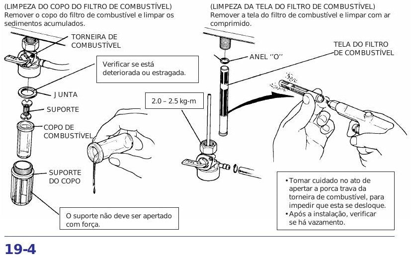 Manual De Serviço Honda Cg125 Alcool 1981 - diagrama 1