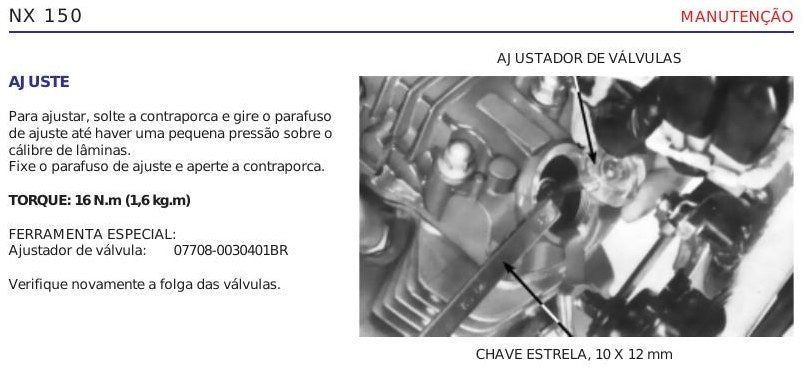 Manual De Serviço Honda Nx 150 - diagrama 2