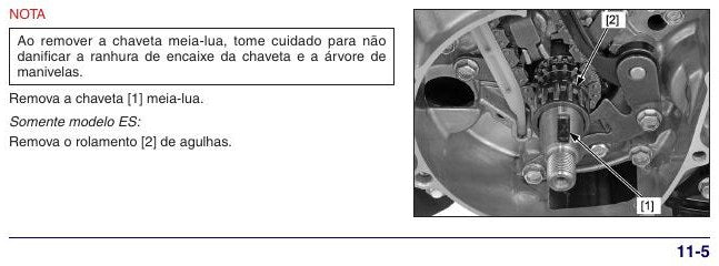 Manual De Serviço Honda Nxr Bros 125 - 2013 A 2015 - diagrama 2