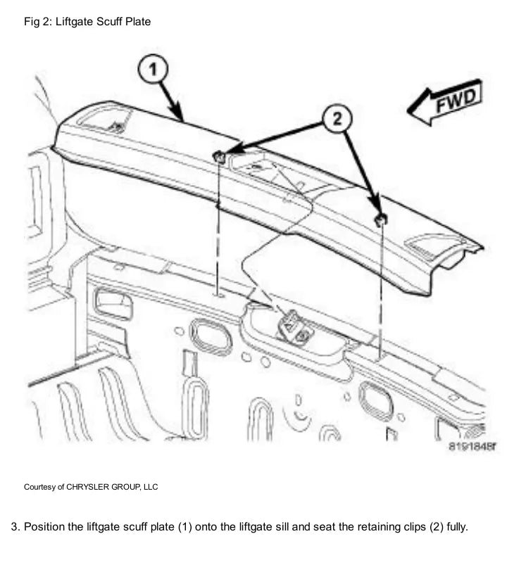 Manual de Serviço Jeep Compass e Patriot 2014-2016 — página interna com diagrama técnico