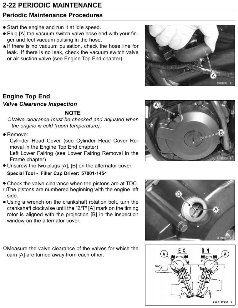 Manual De Serviço Kawazaki Ninja 250-r 2009-2010 - diagrama 1