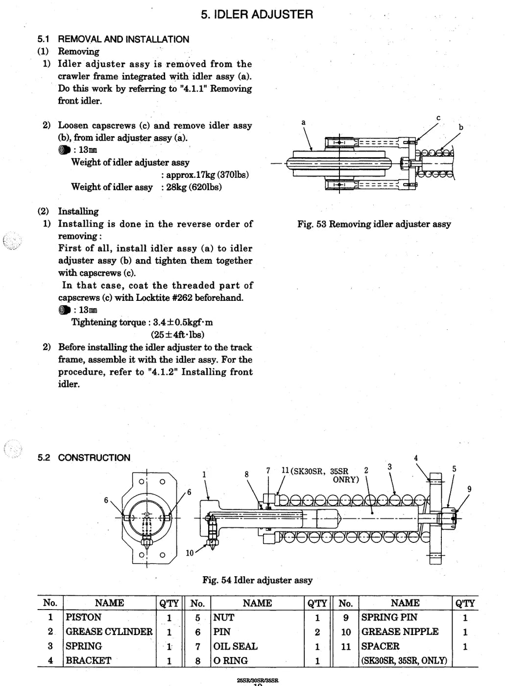Esquema hidráulico/elétrico do Kobelco SK25SR, SK30SR e SK35SR