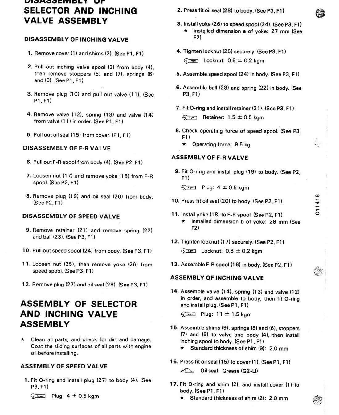 MANUAL DE SERVIÇO KOMATSU - D31S,Q-18\D37,P-2 - BULLDOZER - página 2
