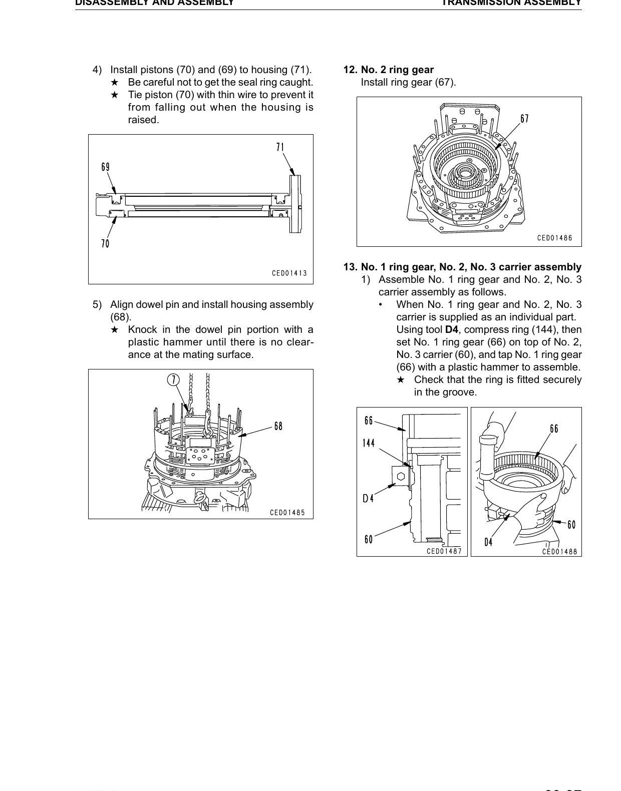 MANUAL DE SERVIÇO KOMATSU - D375A-5 VHMS SPECIF. - BULLDOZER - página 2