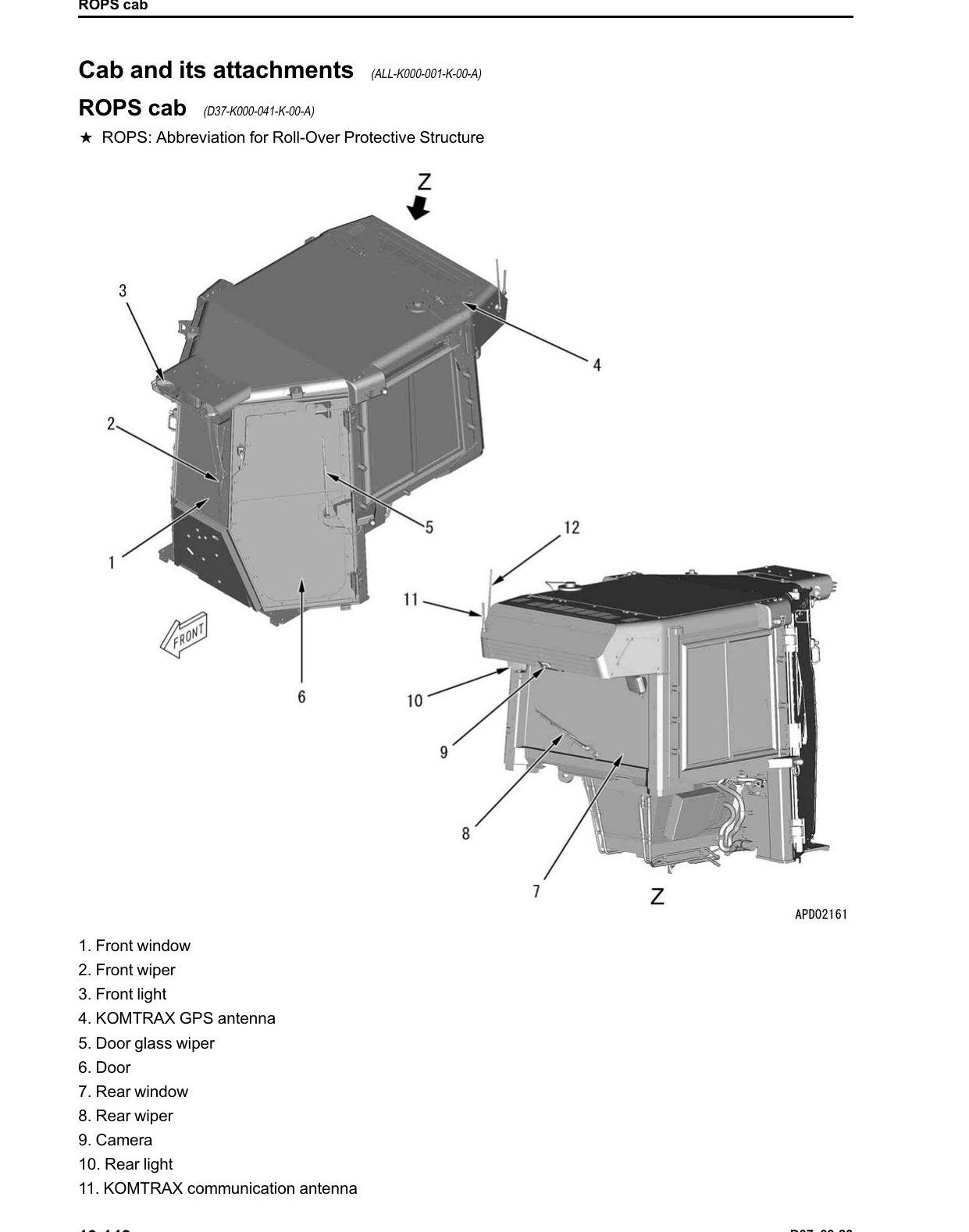 MANUAL DE SERVIÇO KOMATSU - D39EX-23\D39PX-23 - BULLDOZER — página 2