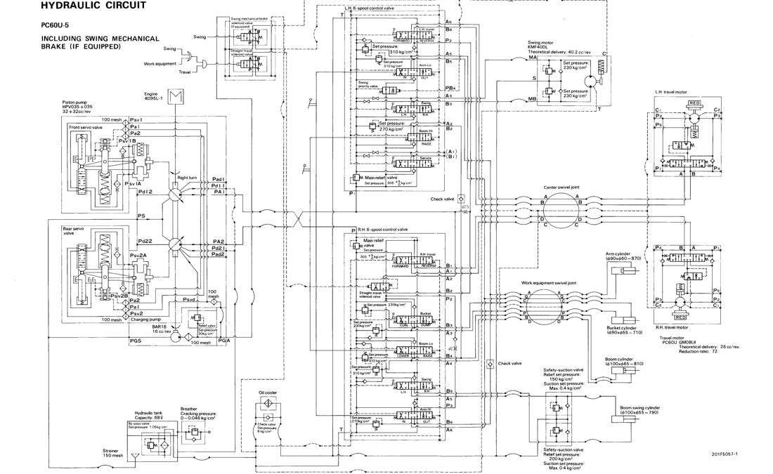 MANUAL DE SERVIÇO KOMATSU - PC60-5\PC60L-5\PC60U-5 EXCAVADOR HIDRAULICO - página 2