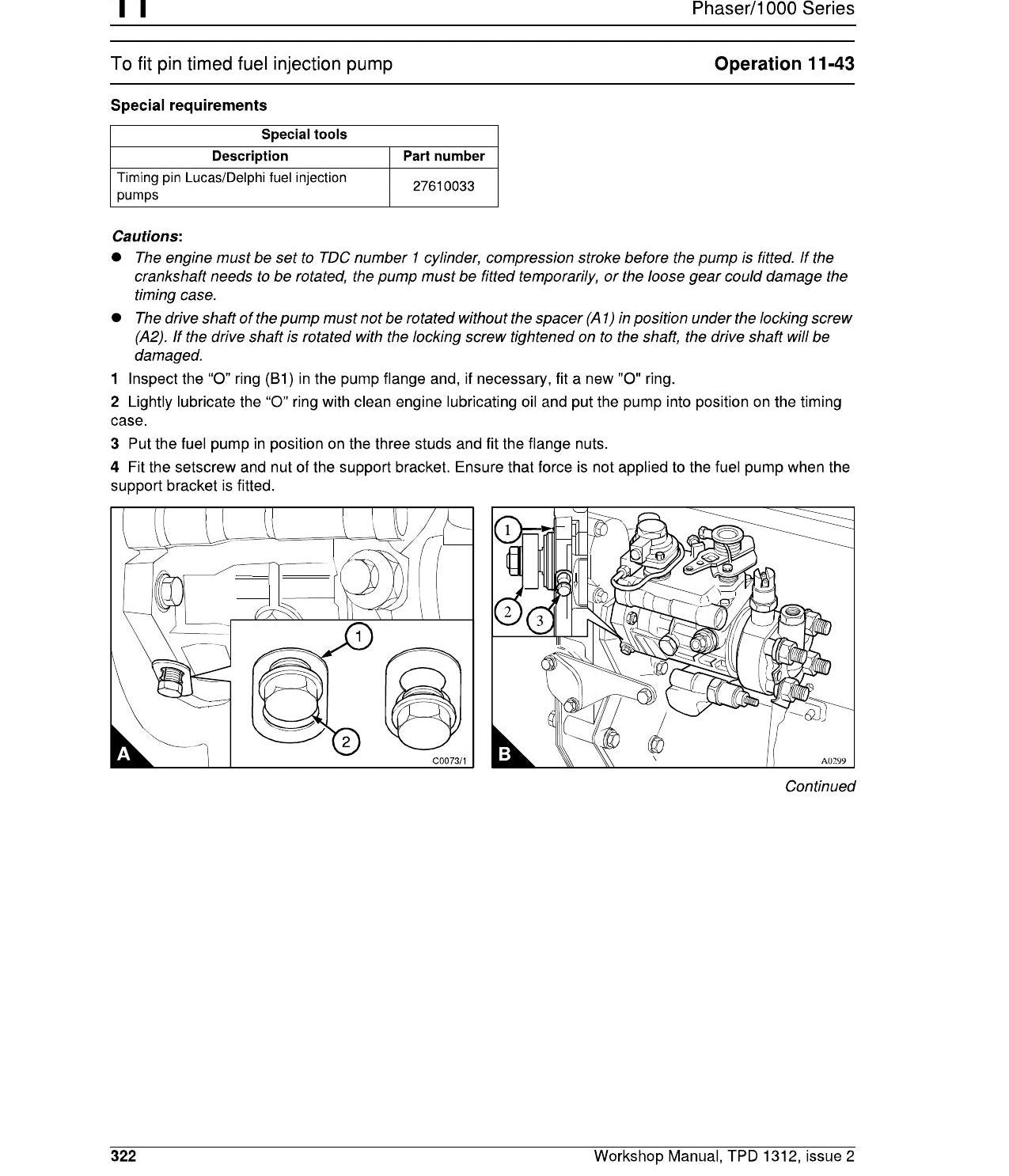 MANUAL DE SERVIÇO KOMATSU - PERKINS 1000 SERIES - MOTOR DIESEL — página 2