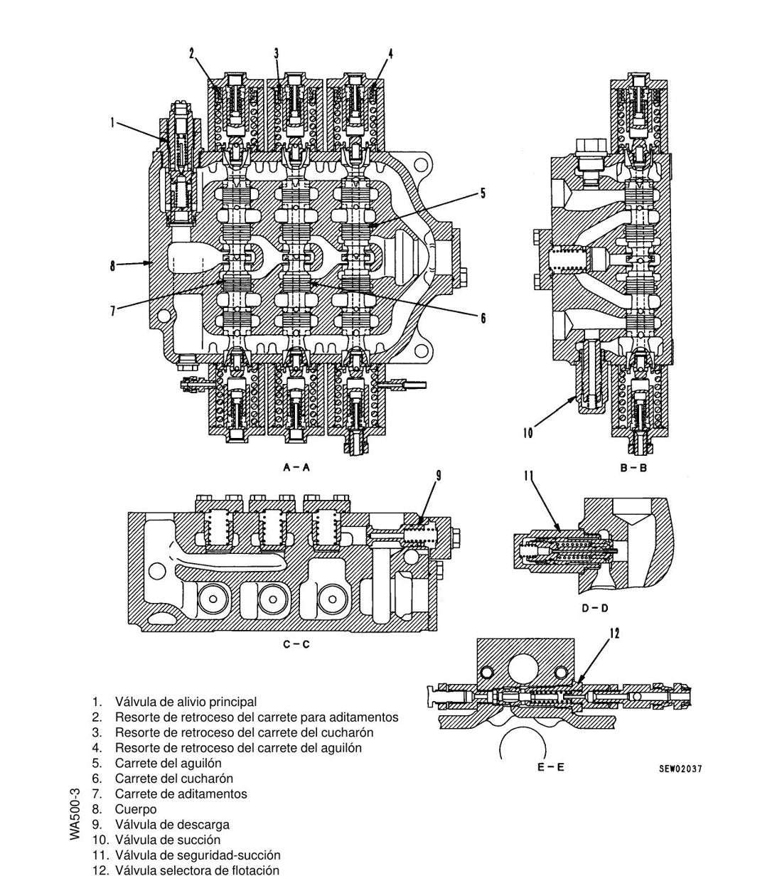 MANUAL DE SERVIÇO KOMATSU - WA500-3 - PA CARREGADEIRA - página 2