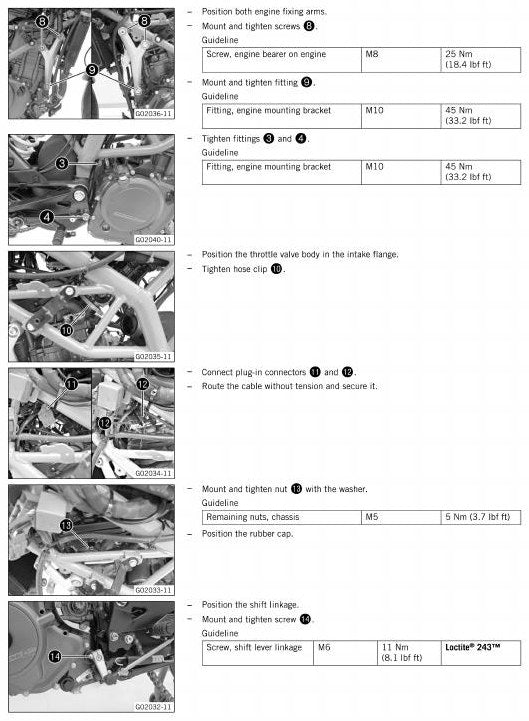 Manual De Serviço Ktm Rc250 - 2016 - diagrama 2
