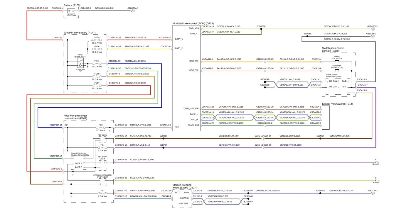 Diagramas Elétricos Land Rover Freelander 2 LR2 2009 — página interna 2
