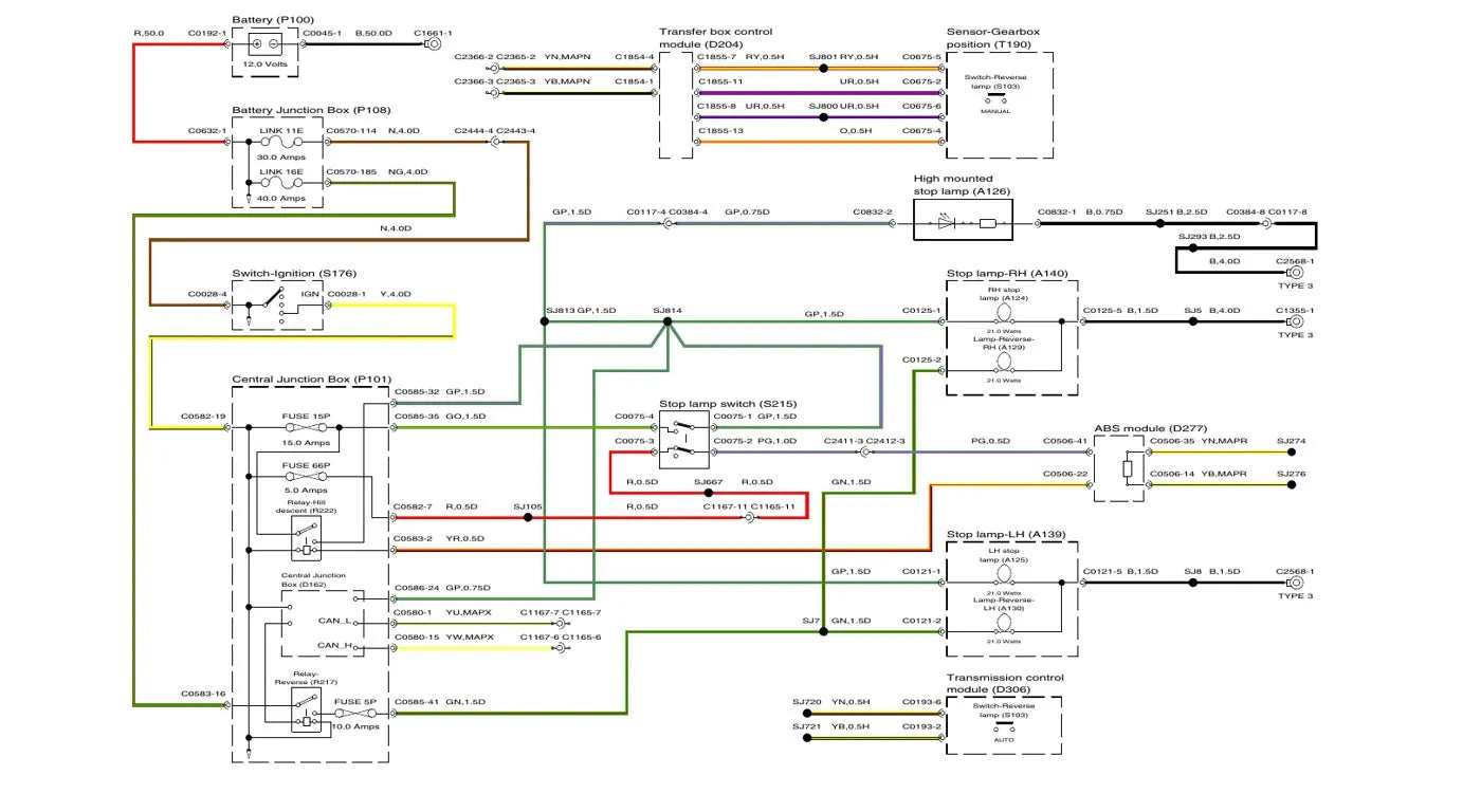 Diagrama Elétrico Land Rover LR3 Discovery 3 — página interna 1