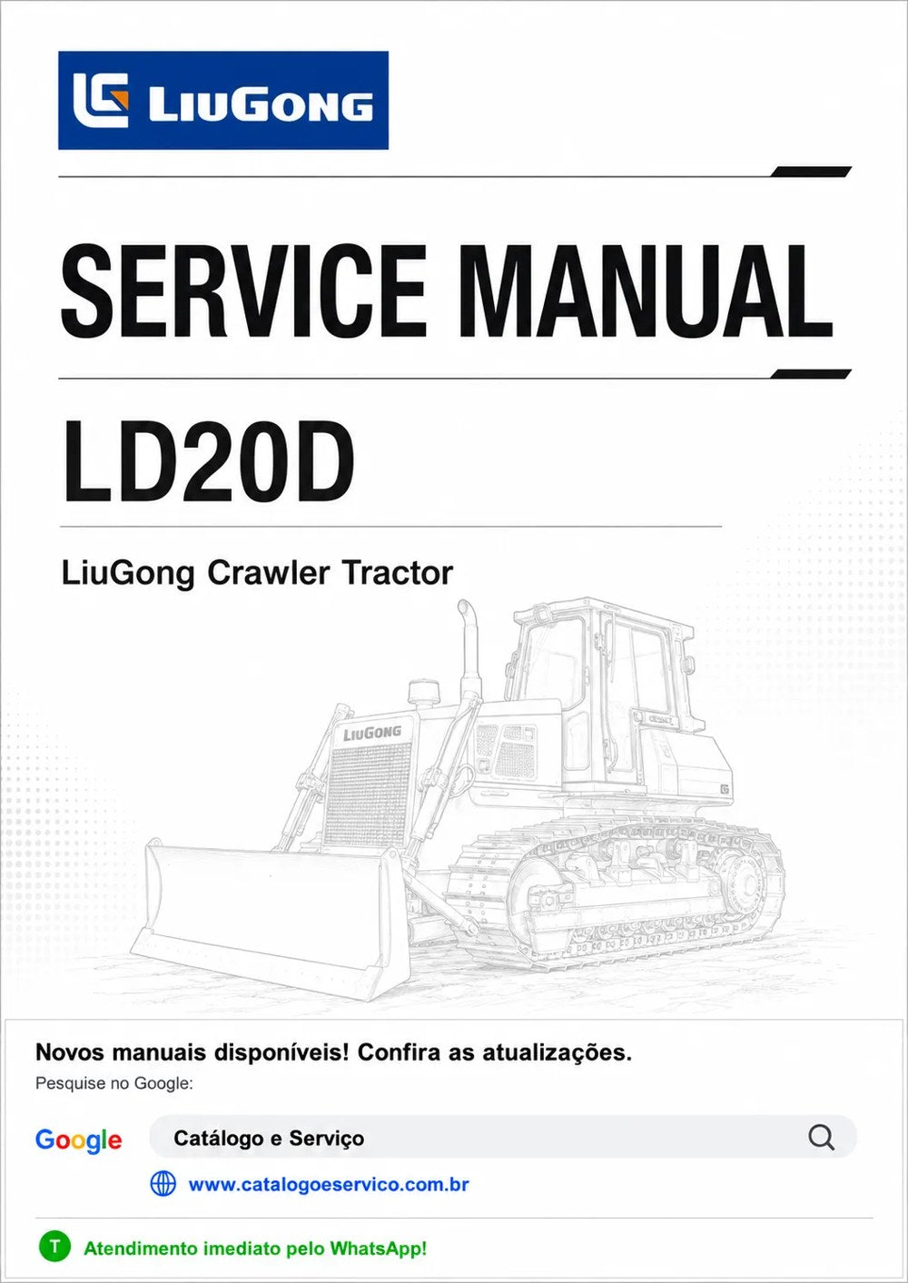Manual de Serviço LD20D LiuGong Trator de Esteiras
