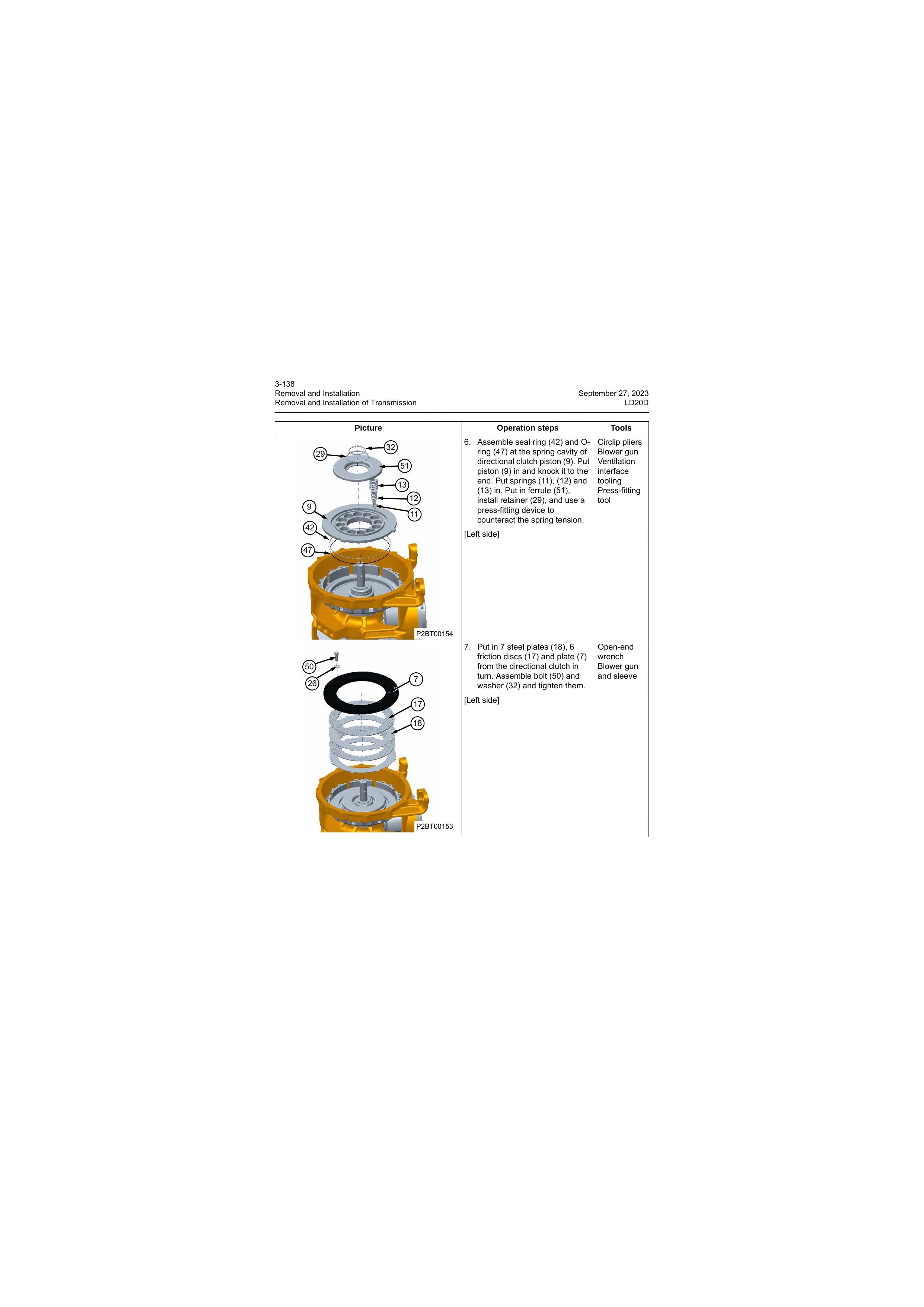 Manual de Serviço LD20D LiuGong Trator de Esteiras - página 3