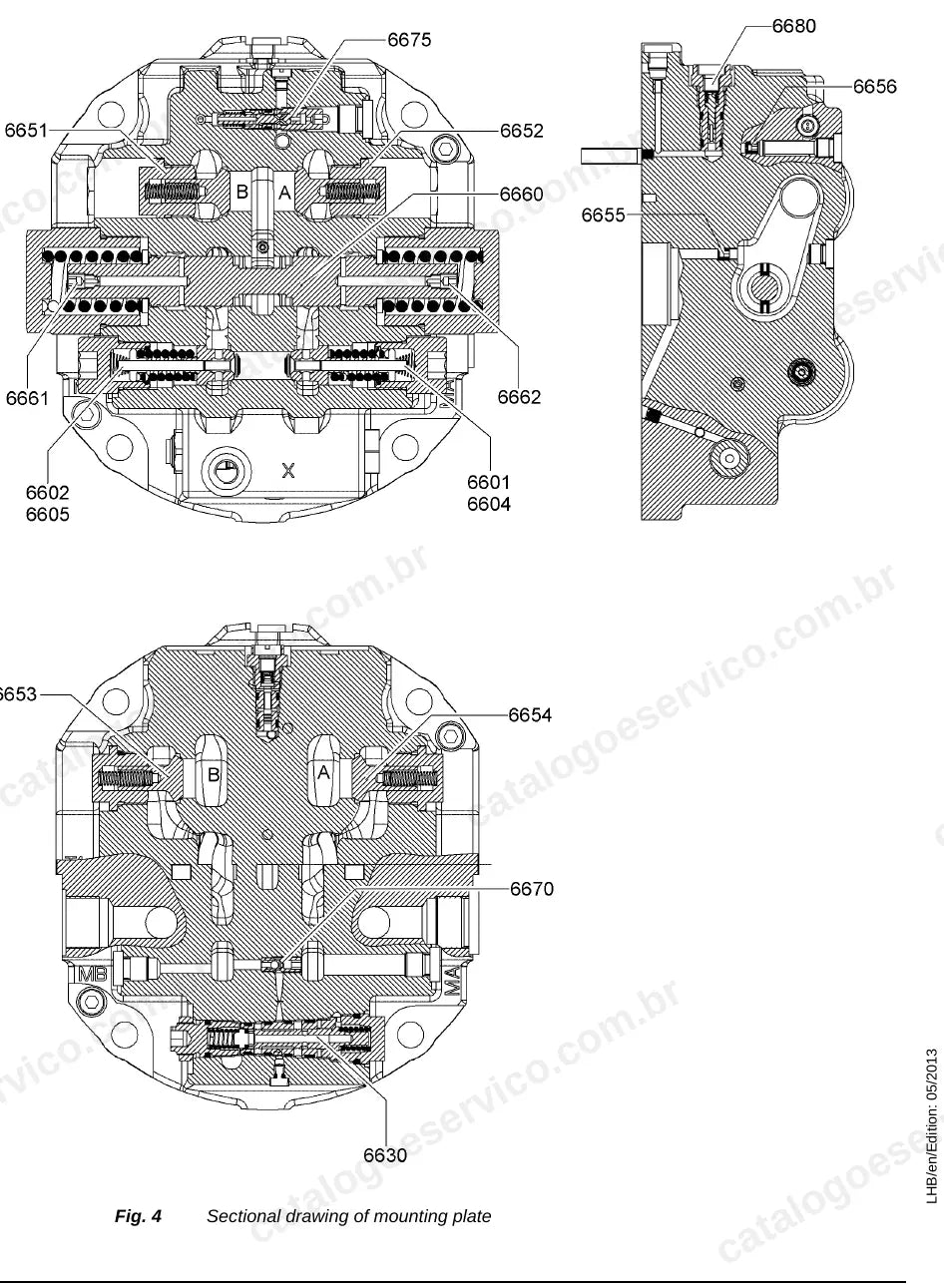 Corte da placa de montagem do motor regulável CMVE 085 da A910-A918 Compact