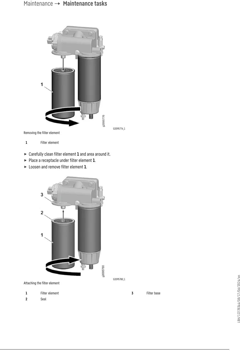 Manual de Serviço Liebherr L566-1758 Pá Carregadeira — página interna com diagrama técnico