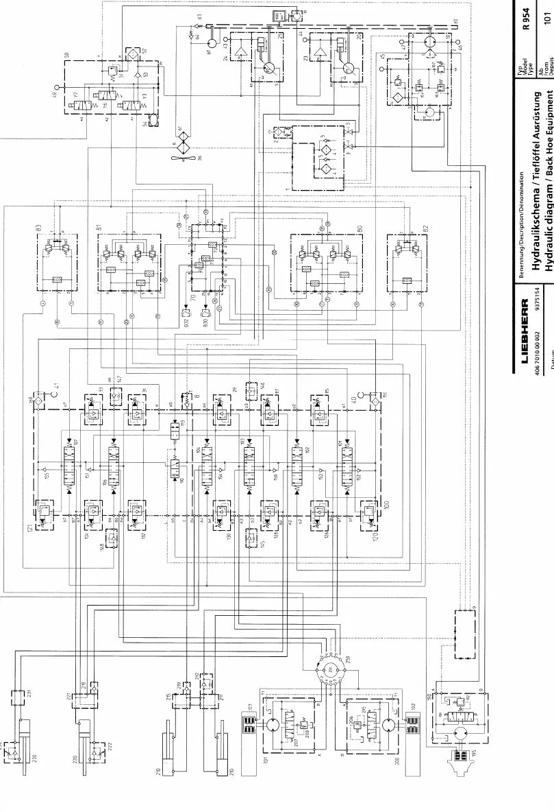 Manual de Serviço Liebherr R964-R964B-R974B Escavadeira Hidráulica — segunda página interna do documento