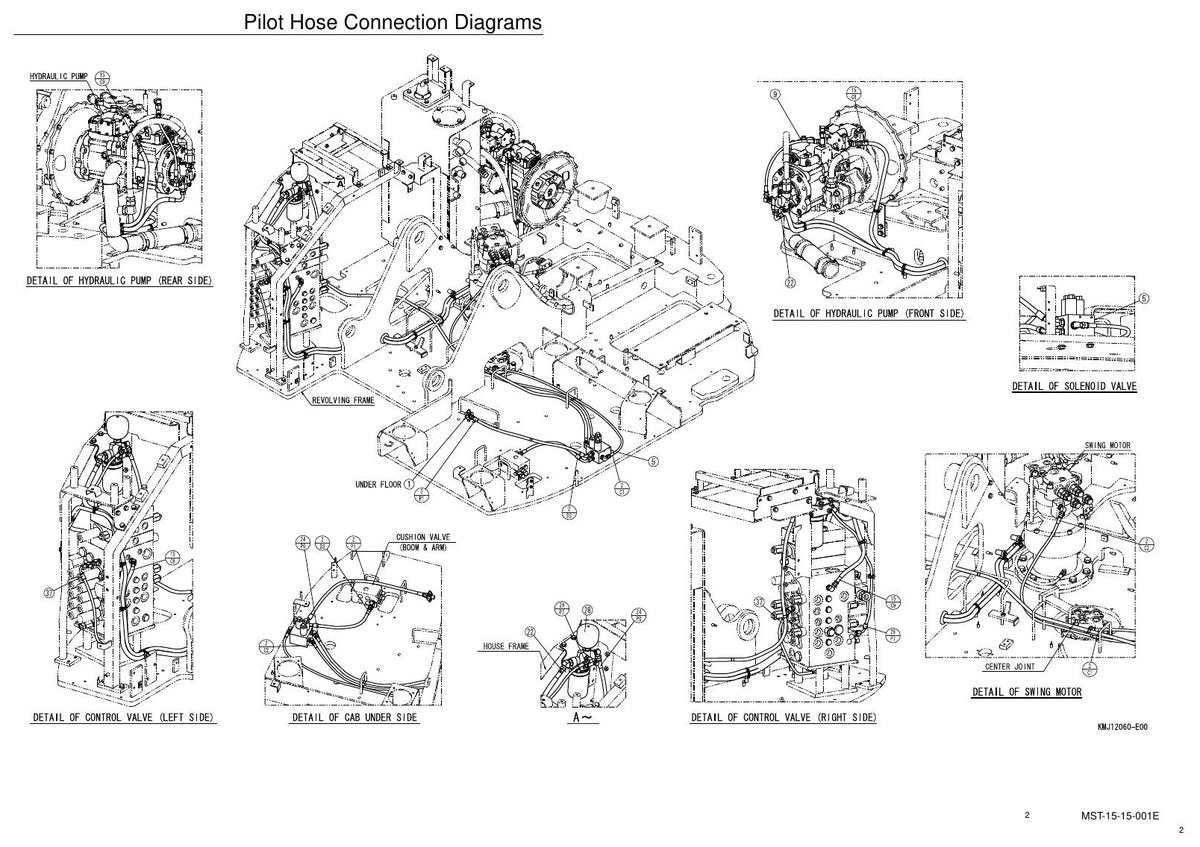 Manual de Serviço Link-Belt 135 Escavadeira Hidráulica — página interna 1