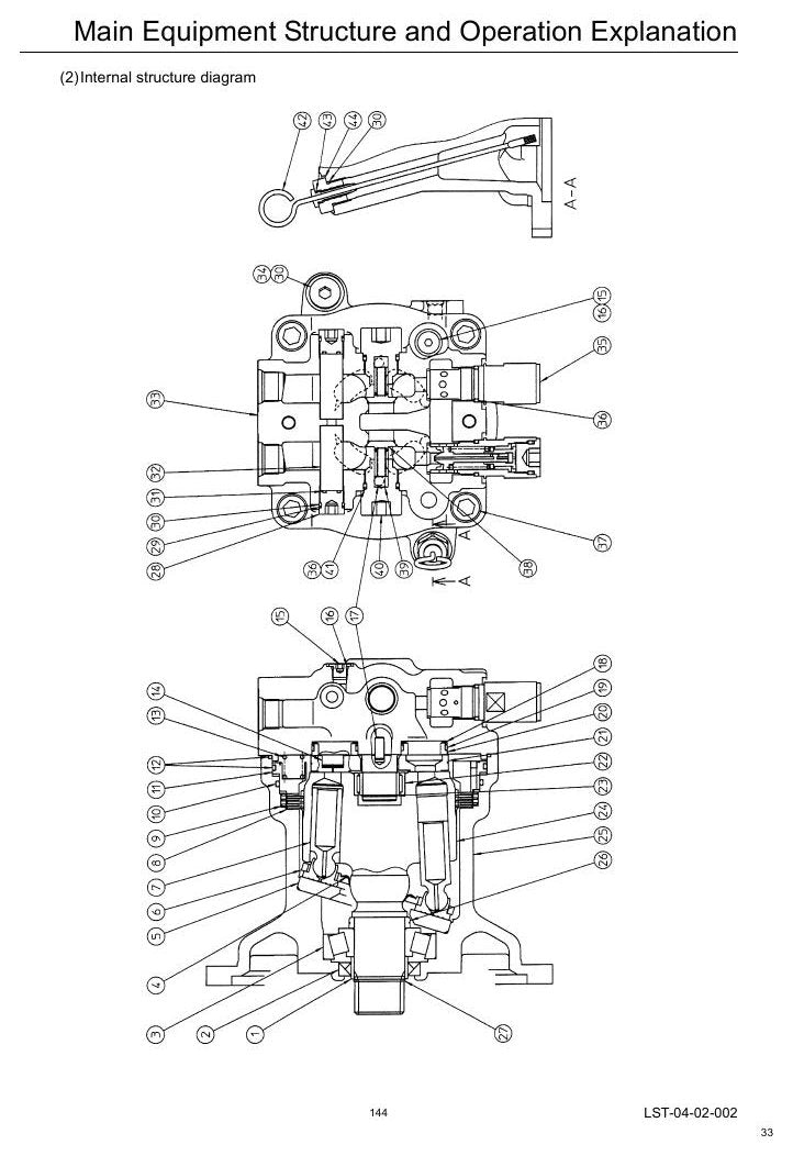 Manual de Serviço Link-Belt 160X2 Escavadeira Hidráulica — página interna 2