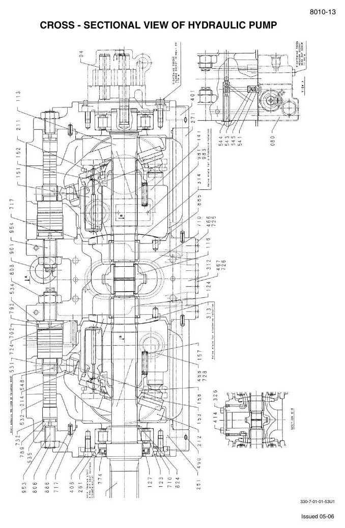 Manual de Serviço Link-Belt 330 Escavadeira Hidráulica — página interna 3
