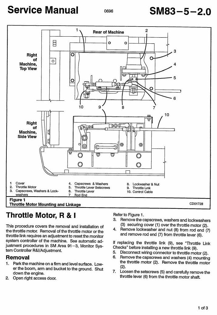 Manual de Serviço Link-Belt 5800 Escavadeira Hidráulica — página interna 1