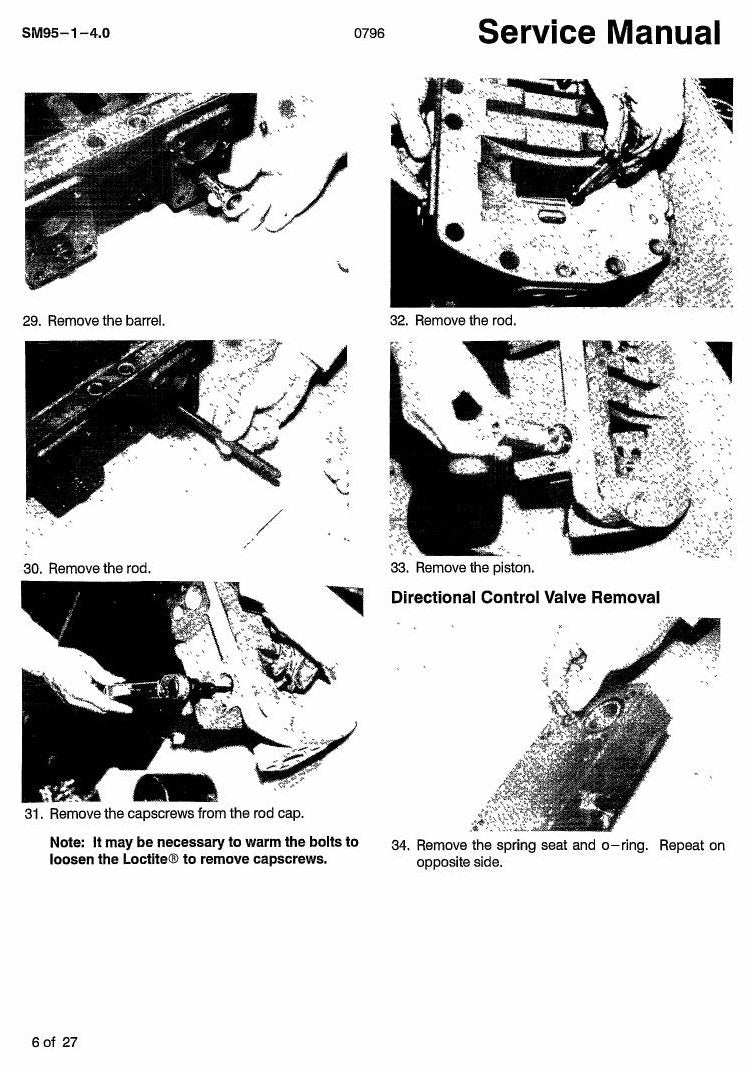 Manual de Serviço Link-Belt 5800 Escavadeira Hidráulica — página interna 3