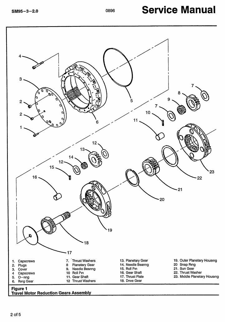 Manual de Serviço Link-Belt 5800 Escavadeira Hidráulica — página interna 4