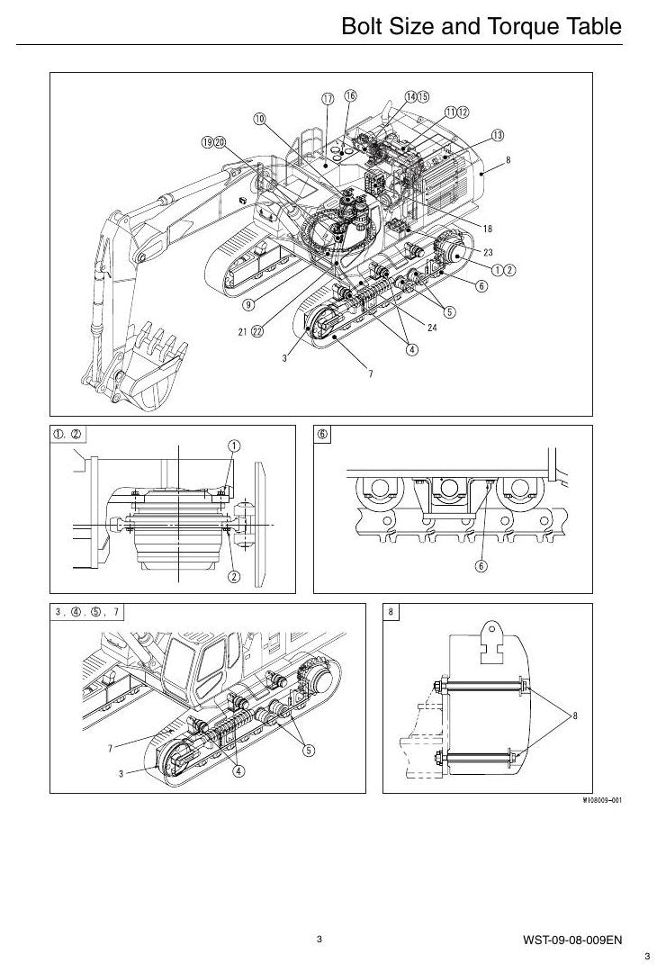 Manual de Serviço Link-Belt 700X2 Escavadeira Hidráulica — página interna 3